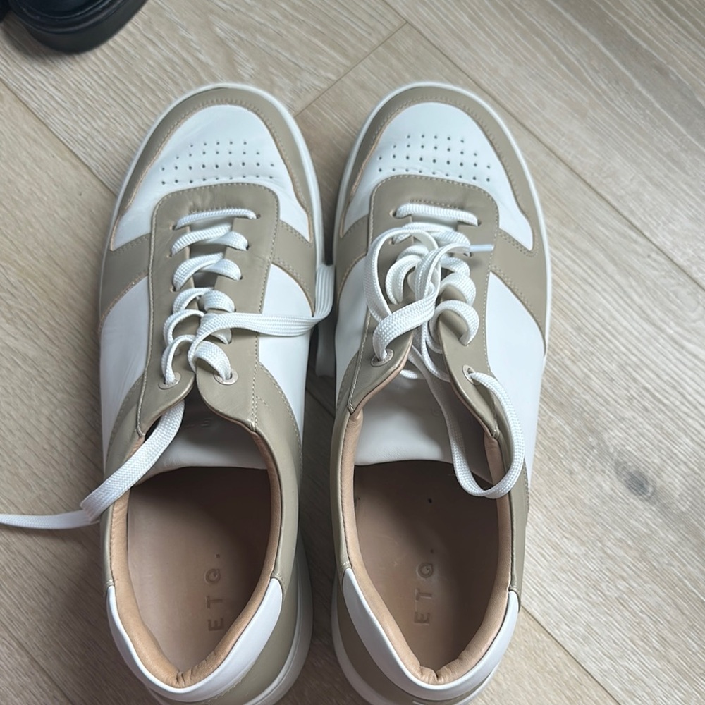 ETQ White and Tan Sneakers size 46